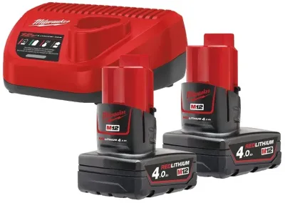 Набор аккумулятор + зарядное устройство M12 NRG-202 Milwaukee (4933459211)