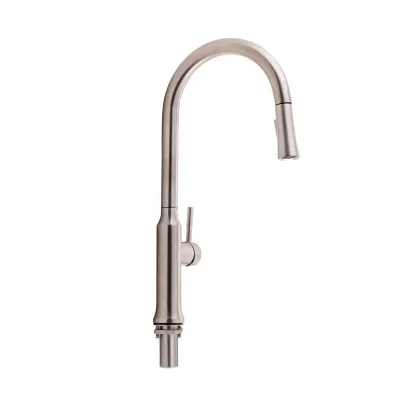 Смеситель для кухни Qtap Baruska 9137103UN Никель