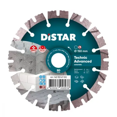 Круг алмазный отрезной 1A1RSS 150 Technic Advanced Distar 14315347012