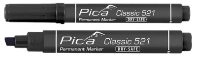 Маркер перманентный Pica Classic Черный (521/46)