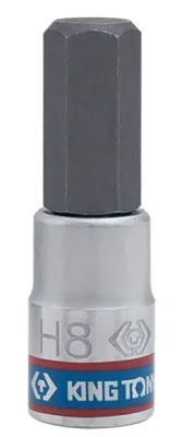 Бита в головке King Tony 1/4" L37мм HEX H7 (203507)