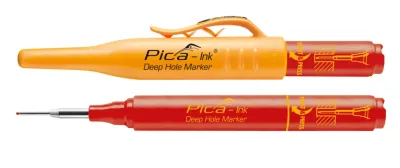 Маркер фірмовий з довгим носиком Pica Ink Deep Hole Marker Червоний (150/40)