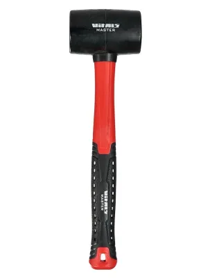 Киянка резиновая Vitals Master 225 г черная фиберглас