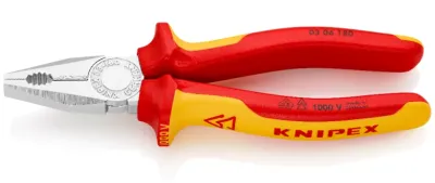 Пассатижи комбинированные VDE Knipex L=180 мм (03 06 180)