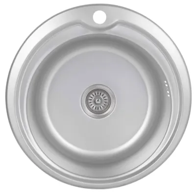 Кухонна мийка Brinex 510-D 0,8 мм (Micro Decor)