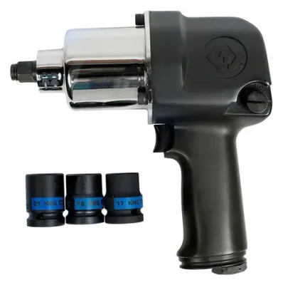 Гайковерт King Tony 1/2" 881 Нм 8000 об/хв + 3 од. (P33411-050B)