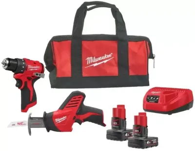 Набор аккумуляторных инструментов Milwaukee M12 BLPP2A-402B