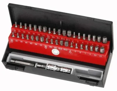 Набор бит 10мм HEX, Torx, Spline 42 ед. Force (4421C)