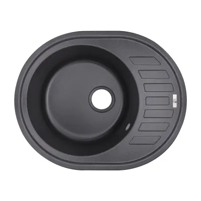 Кухонная мойка Lidz (BLA-03) 620x500/200 Черный
