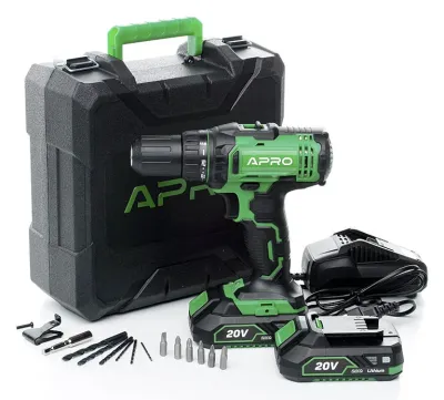 Дриль-шурупокрут акумуляторний Apro 20D (895030)