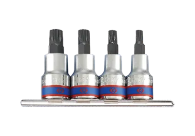 Набор бит King Tony 1/2" L60мм SPLINE М6-М12 4 шт. (4126PR)