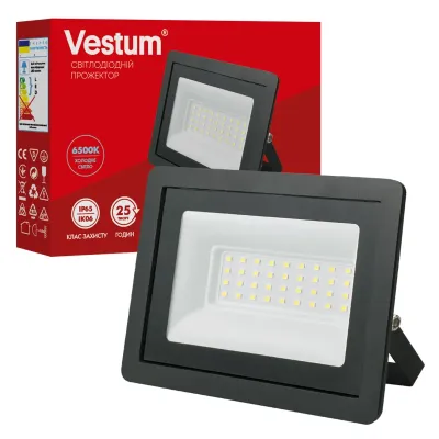 Прожектор светодиодный Vestum 30W 6500K IP65 (1-VS-3015)