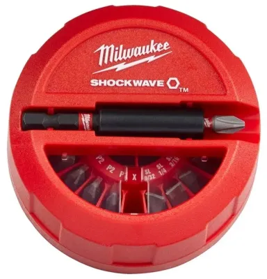 Набор бит с магнитным держателем Milwaukee 15 ед. (4932430904)