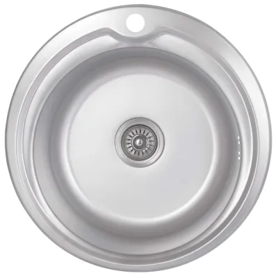 Кухонна мийка Brinex 510-D 0,8 мм (Satin)