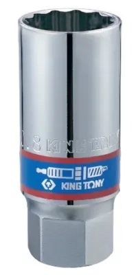 Головка свечная King Tony 1/2" 20.8мм 12-гранная с магнитом (466021)