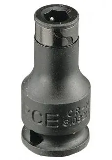Держатель бит ударный 1/2" > 1/4" L50мм Force (81042MPB)