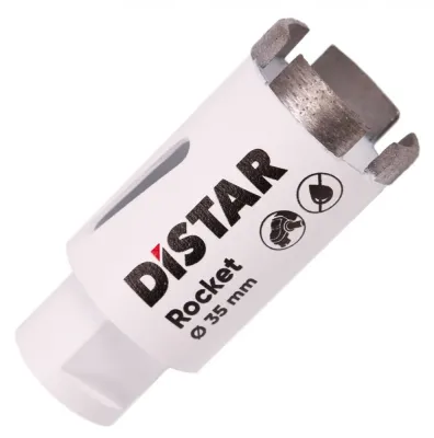 Сверло алмазное 35мм 35x45-4xM14 Rocket Distar 11109034018