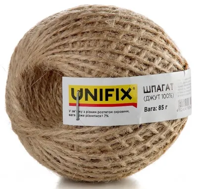 Шпагат (джут 100%) клубок 85г Unifix (699649)