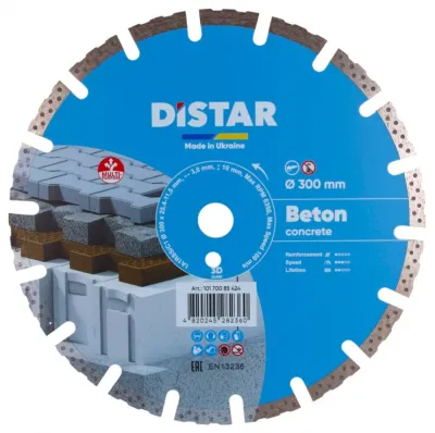 Круг алмазный отрезной 1A1RSS 300 Beton Distar 10170085424