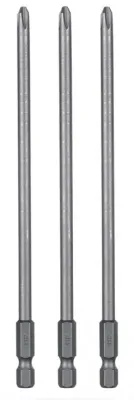 Бита Milwaukee 1/4" L148мм PH2 (3шт) (4932459393)