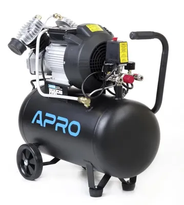Компресор двоциліндровий Apro 2.2кВт 416л/хв 50л (850178)