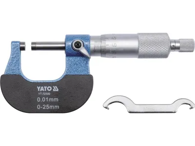 Микрометр 0-25 мм Yato YT-72300