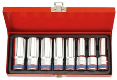 Набор головок King Tony 1/2" 12-23 мм 8 шт. 6-гранных (4308MR)