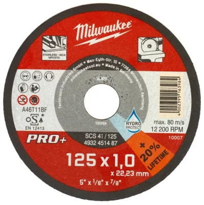Диск отрезной по металлу Milwaukee SCS 41/125х1 PRO+ (4932451487)