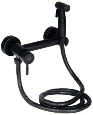 Гигиенический душ со смесителем Lidz Aria New LDARINEWBLA43394 Black