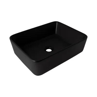 Раковина-чаша Qtap Tern 480х370х135 Матовый Черный