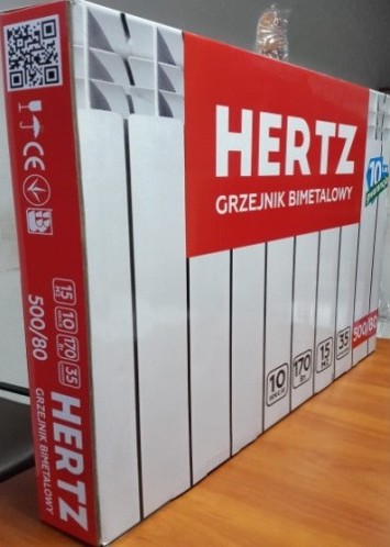 биметаллический радиатор hertz