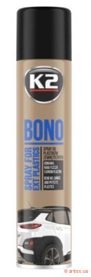 Фото відновлювач кольору пластику і гуми bono 300 мл к2 k150