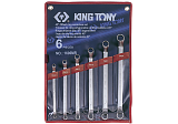 Набір накидних ключів King Tony 10-26 мм 6 од. кут 45° (1606MR)