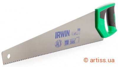 Фото ножівка по дереву irwin l=550 мм 7t/8p поперечний грубий різ (10505211)