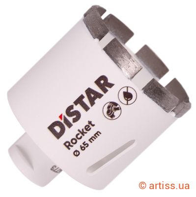 Фото свердло алмазне 65мм 65x45-8xm14 rocket distar 11120049025