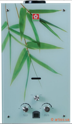 Фото газовая колонка sakura samurai 10 (lcd) бамбук