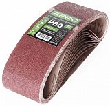 Шліфувальна стрічка нескінченна 75х533мм Р80 (10 шт) Apro 828053