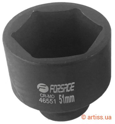Фото ударна торцева головка 6-гранна 56 мм 3/4" forsage (f-46556)