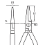 3) - Фото круглогубці knipex l=140 мм (22 01 140)