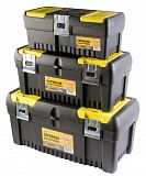 Набір скринь для інструментів з металевими замками органайзери 14"/17"/20" MasterTool 79-2005