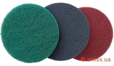 Фото набір скотча брайт на липучці ø 125мм р180 – 800 (3 шт) set-125-3 workman 54768