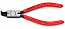 Фото - 1. Купити Knipex 12 – 25 Ø мм, Ø нак. 1,3 мм, під кутом 90° щипці для стопорних кілець 1) - Фото щипці для внутрішніх стопорних кілець в отворах під кутом 90° knipex l=130 мм (44 21 j11)