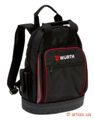 Фото рюкзак для інструментів nylon з водонепроникною нижньою частиною wurth 071593750
