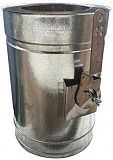 Регулятор тяги дымоходный утепленный стенка 0,8 мм (нерж/оц)