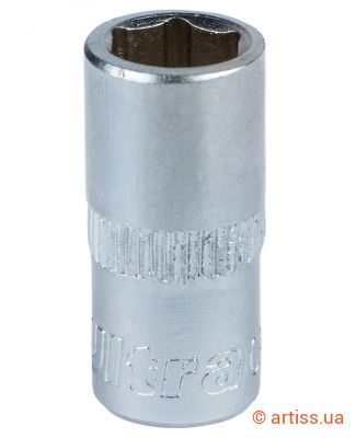 Купити Ultra 1/4" 8 мм 6-ти гранна головка стандартна Фото головка 1/4" 8 мм 6-ти гранна ultra (6060082)