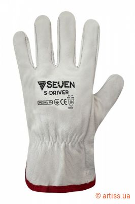 Фото рукавиці робочі шкіряні s-driver р9 seven