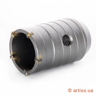 Фото свердло корончате по бетону ø 45 мм l70 мм apro (819004)