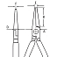 3) - Фото прецизійні плоскогубці захватні для електроніки антистатичні knipex l=135 мм (34 22 130 esd)