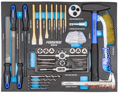 Фото набір инструментів у ложементі 41 од forsage (f-k5416)