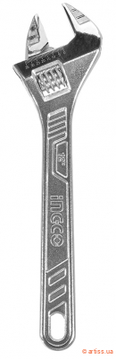Фото ключ розвідний 12" ingco (0-35мм) l=300мм (hadw131122)